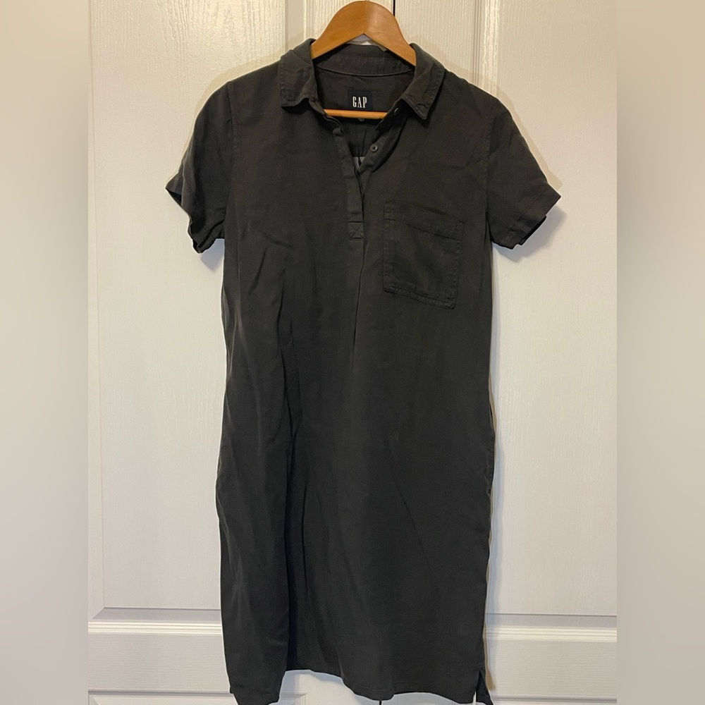 GAP Gray Shirt Dress